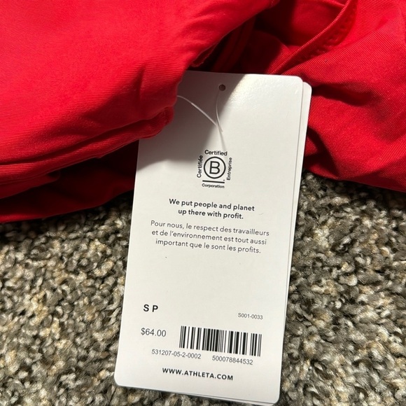 NWT! Athleta Matador Red Triangle Tankini A-C - Multiple Sizes🩵 - Picture 7 of 8